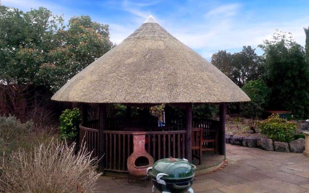 Thatched gazebo